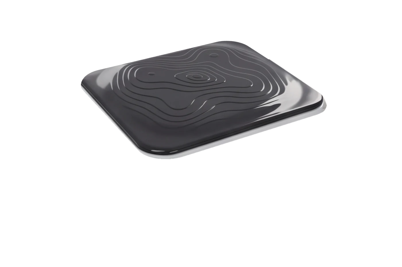 Boo with a Topo Black charm: a smooth top with no screen or buttons.